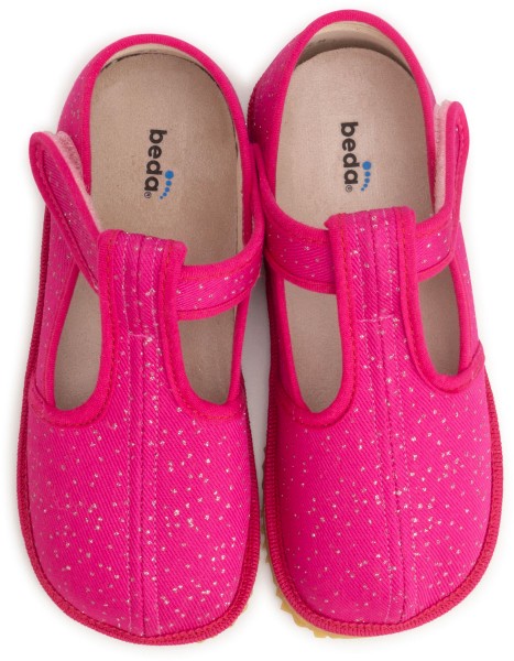 beda ~ (S) Slipper Textil ~ Pink Shine