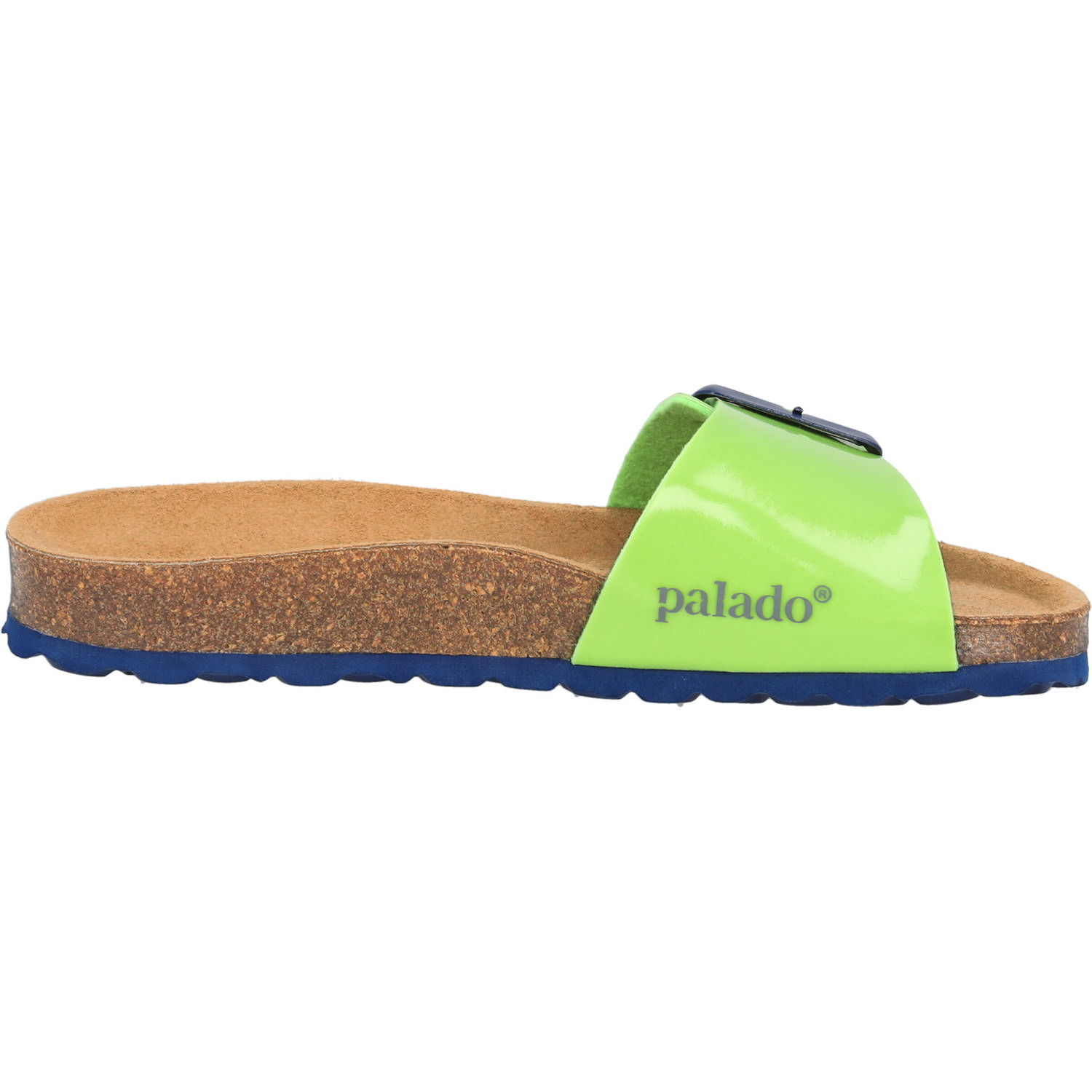 Palado Malta EGS Lack, Pantoletten, Damen, Hellgrün/Blau