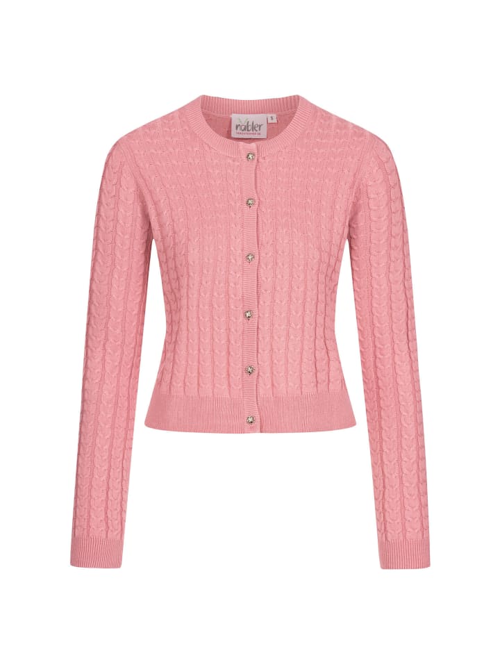 Nübler Strickjacke Langarm Sonja in Altrosa günstig kaufen