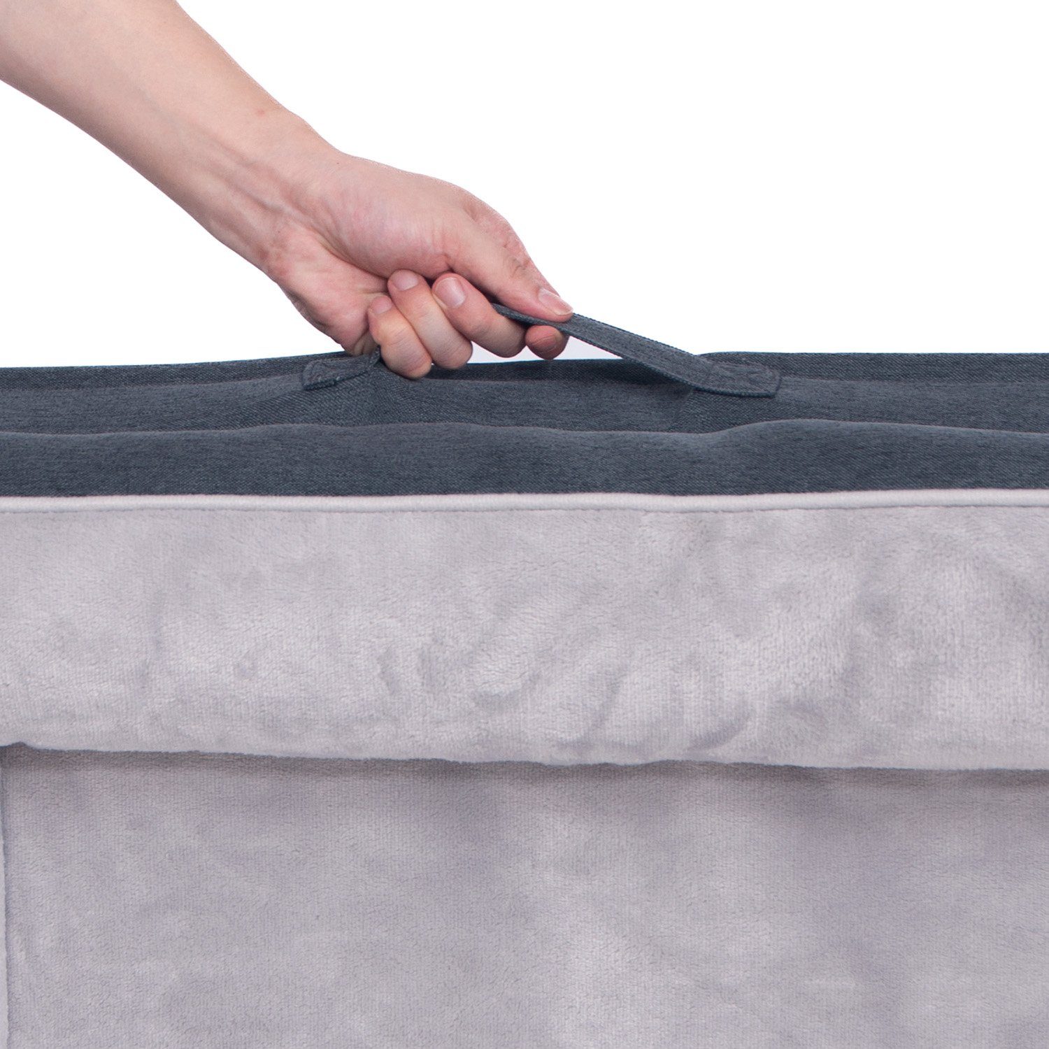 Warenhammer Tierbett Orthopädisches Premium Hundebett, flauschig weich, Abnehmbar,Waschbar, verschiedene Grössen, Hundebett