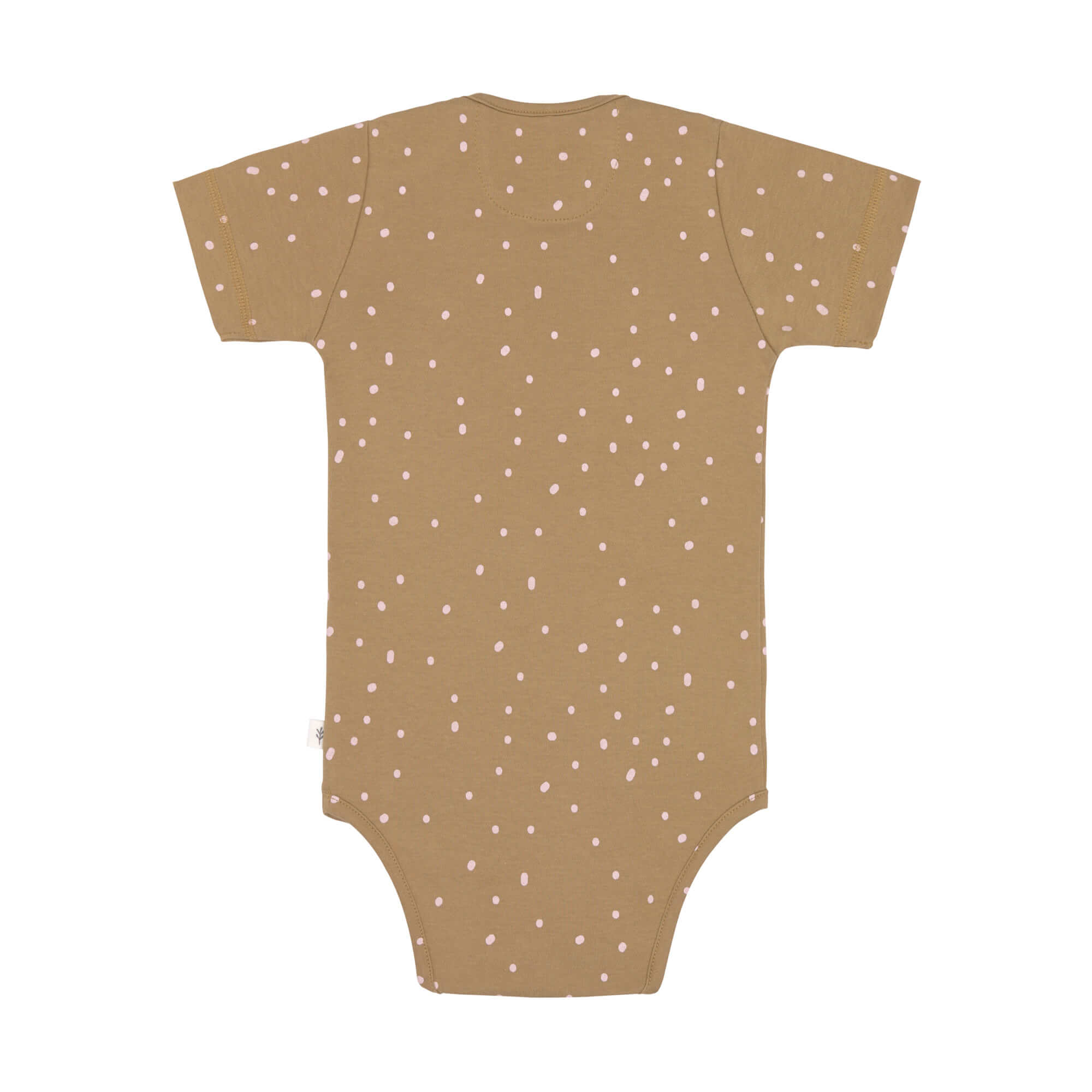 Baby Body kurzarm - Bio Baumwolle, Punkte, Gelb