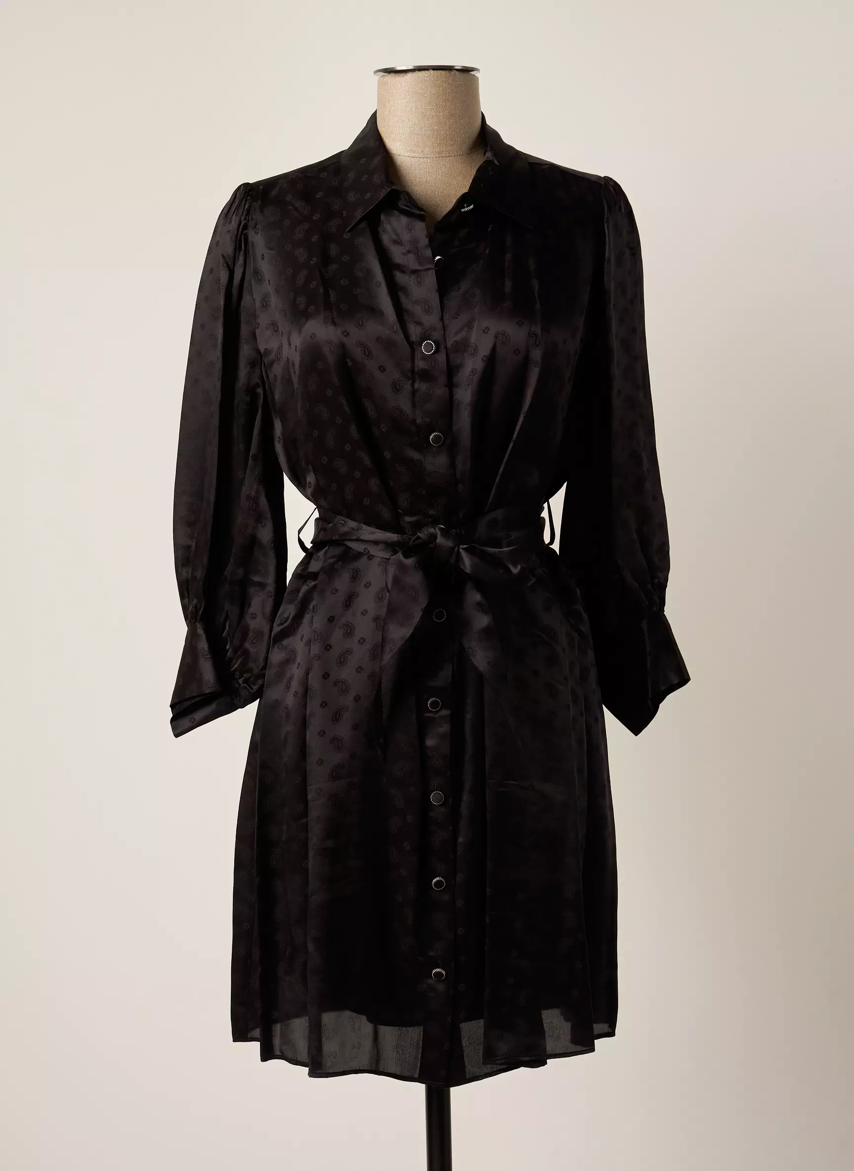 The Kooples Robes Courtes Femme couleur noir