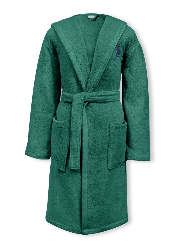 Ralph Lauren Player cotton bathrobe