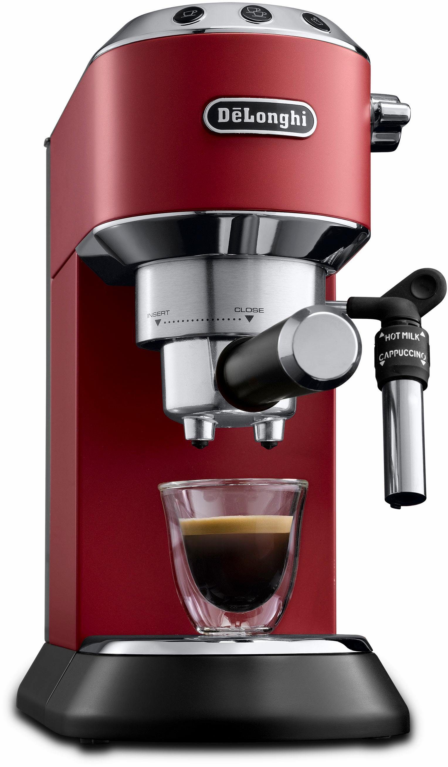 De'Longhi Siebträgermaschine Dedica Style EC 685.R, 1350 Watt, 15 Bar