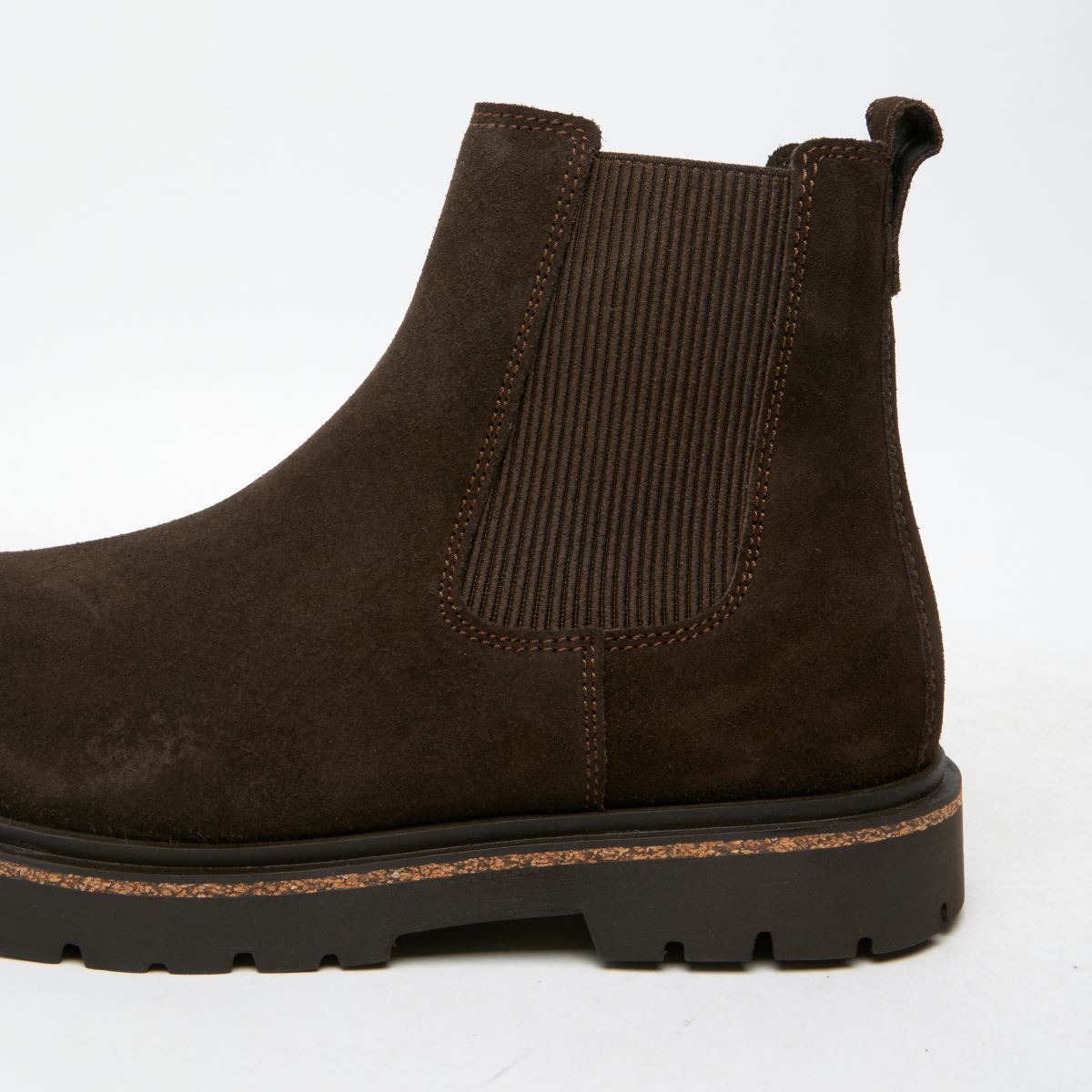 BIRKENSTOCK – Highwood – Mörkbruna slip-on-stövlar