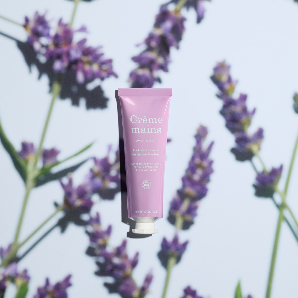 Crema de manos de lavanda auténtica para manicuristas