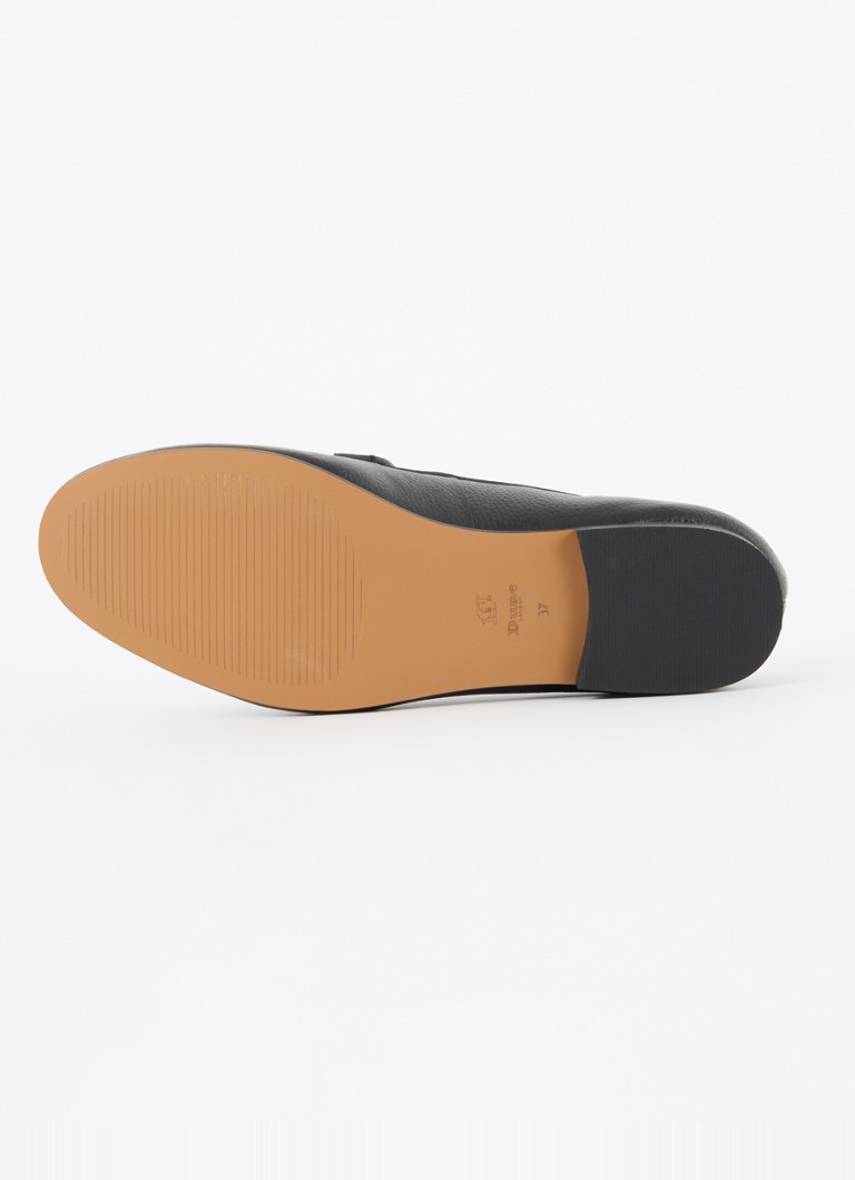 Mocassino Dune London Glair di leer con morsetto