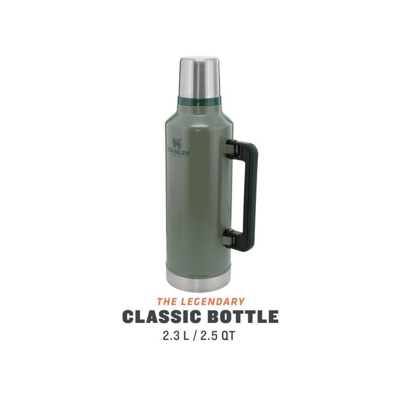 Stanley Classic Legendary Bottle XXlarge 2.5qt \/2.3 lt Hammertone Green
