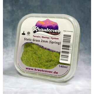 Krautcover Scenics - Static Grass Spring 2mm (140ml)