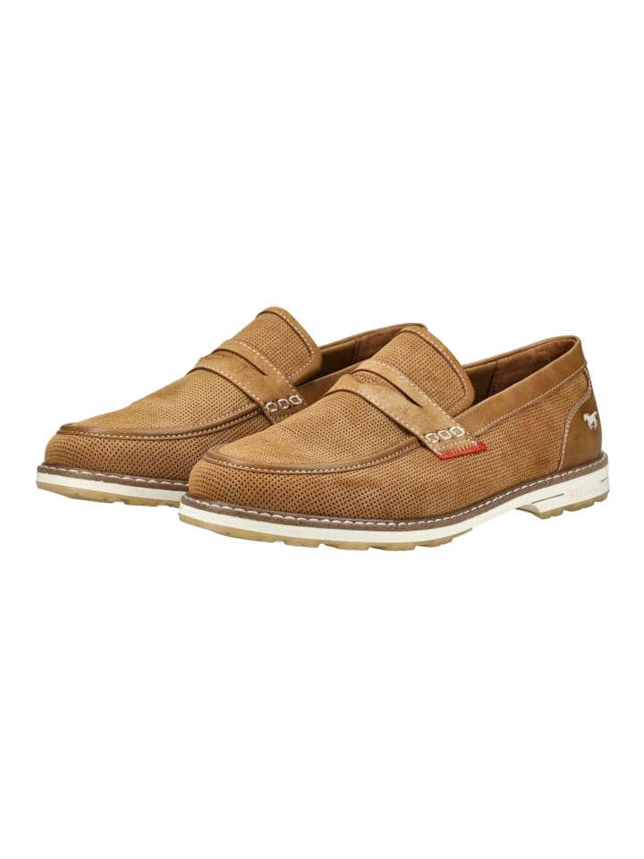 Mustang Slipper in Hellbraun günstig kaufen