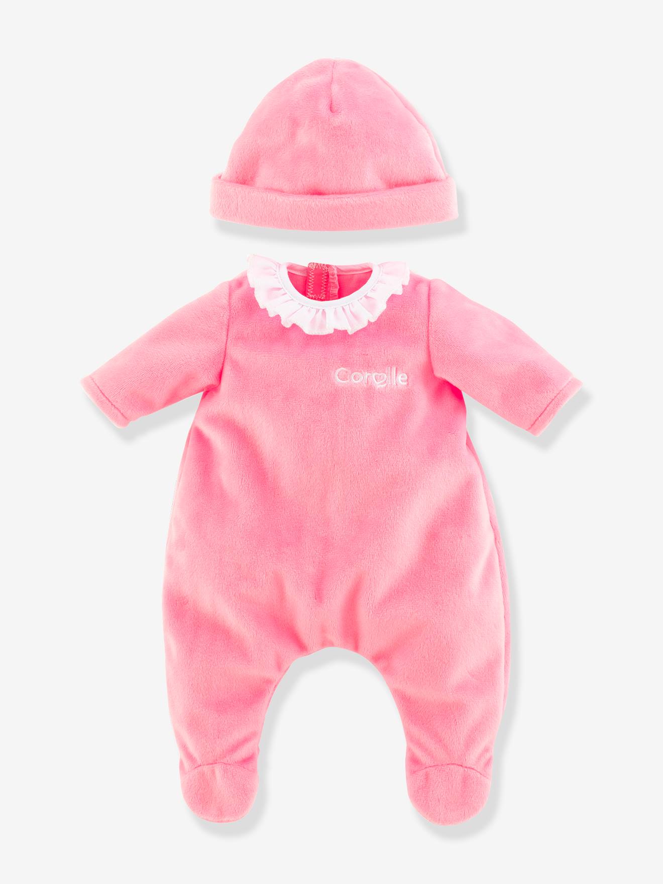 Corolle Puppenkleidung: Strampler & Mütze COROLLE, 30 cm - rosa