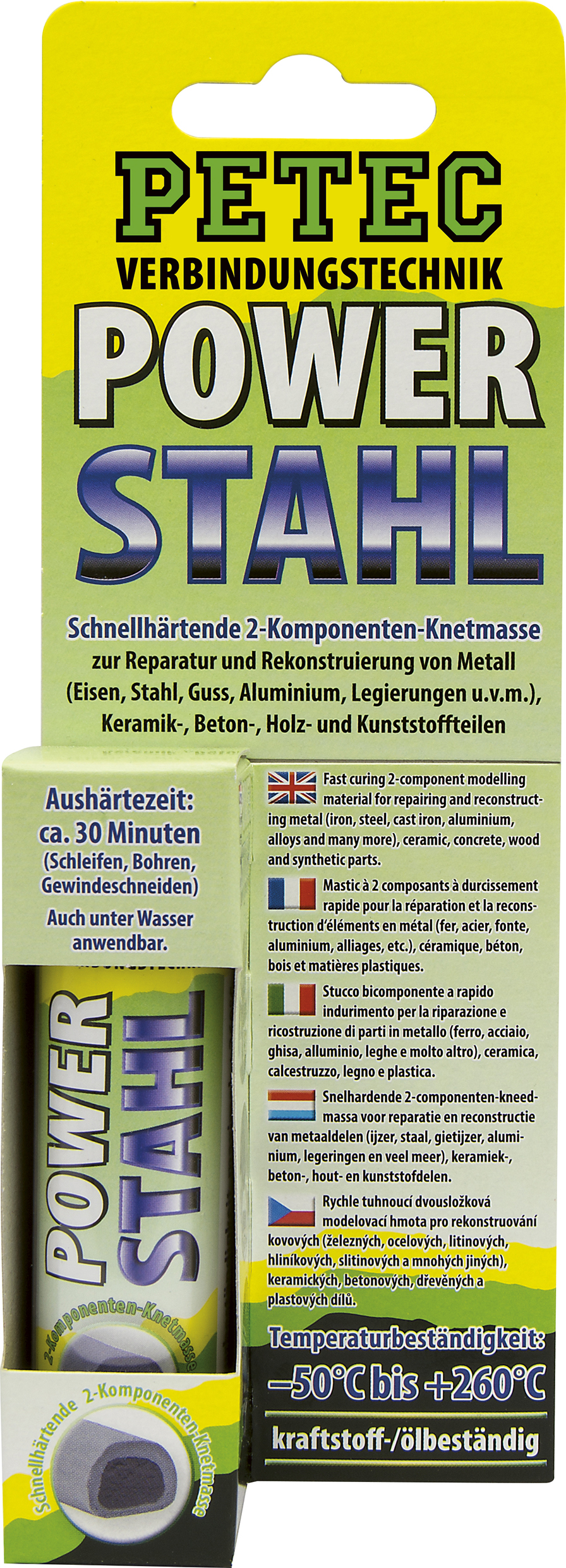 Power Stahl, 50 g, Petec - ATU