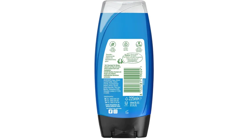 duschdas Fan Edition Euro2024 Germany Duschgel 225 ml