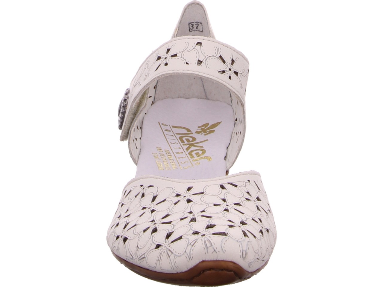 RIEKER Modische Pumps weiss