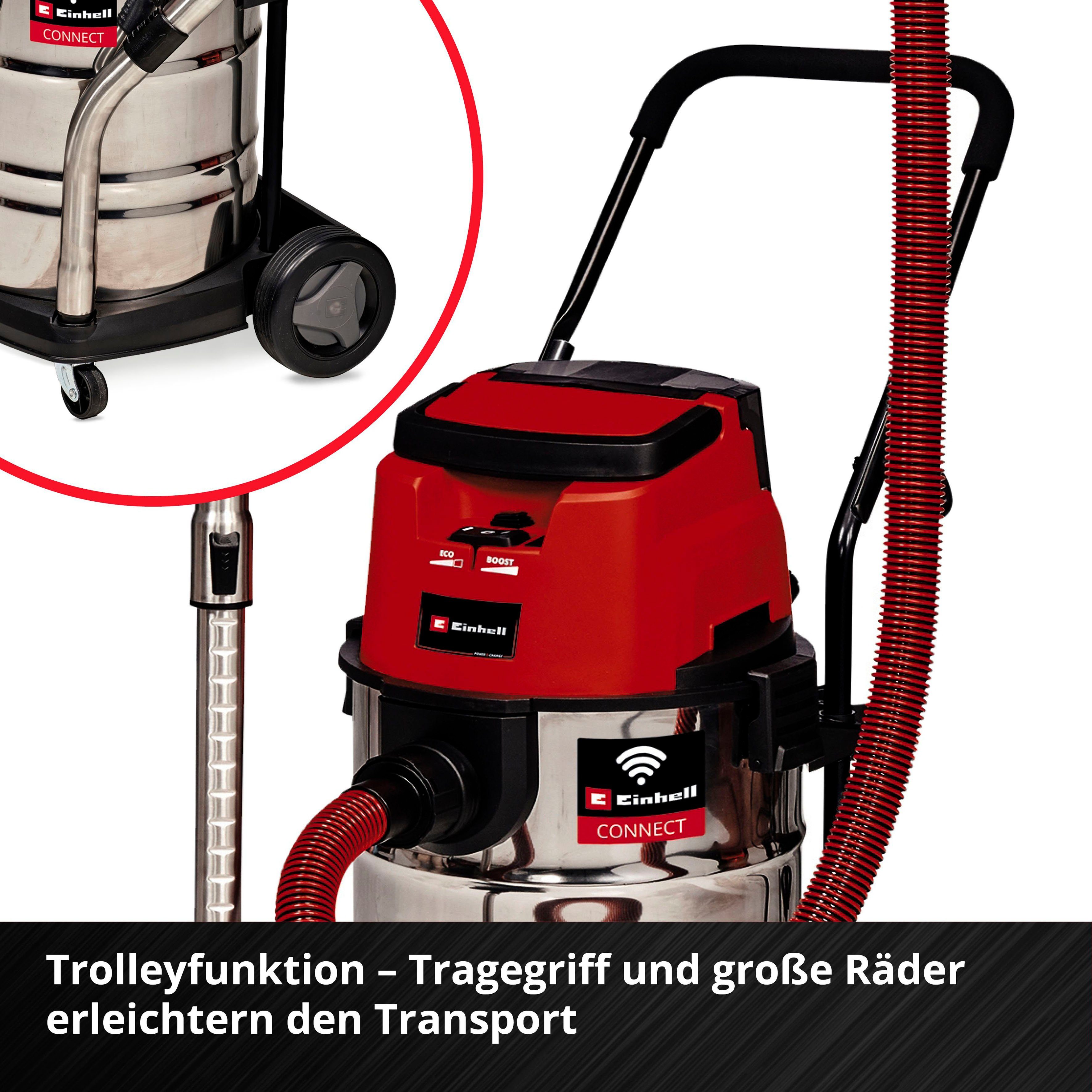 Einhell Nass-Trocken-Akkusauger TP-VC 36/30 S Auto-Solo, mit Beutel, ohne Akku