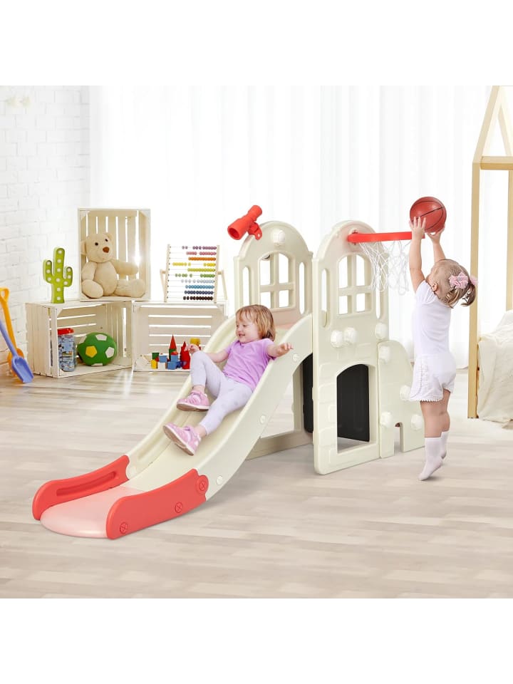 COSTWAY 6 in 1 Spielplatz in Rosa günstig kaufen onesize