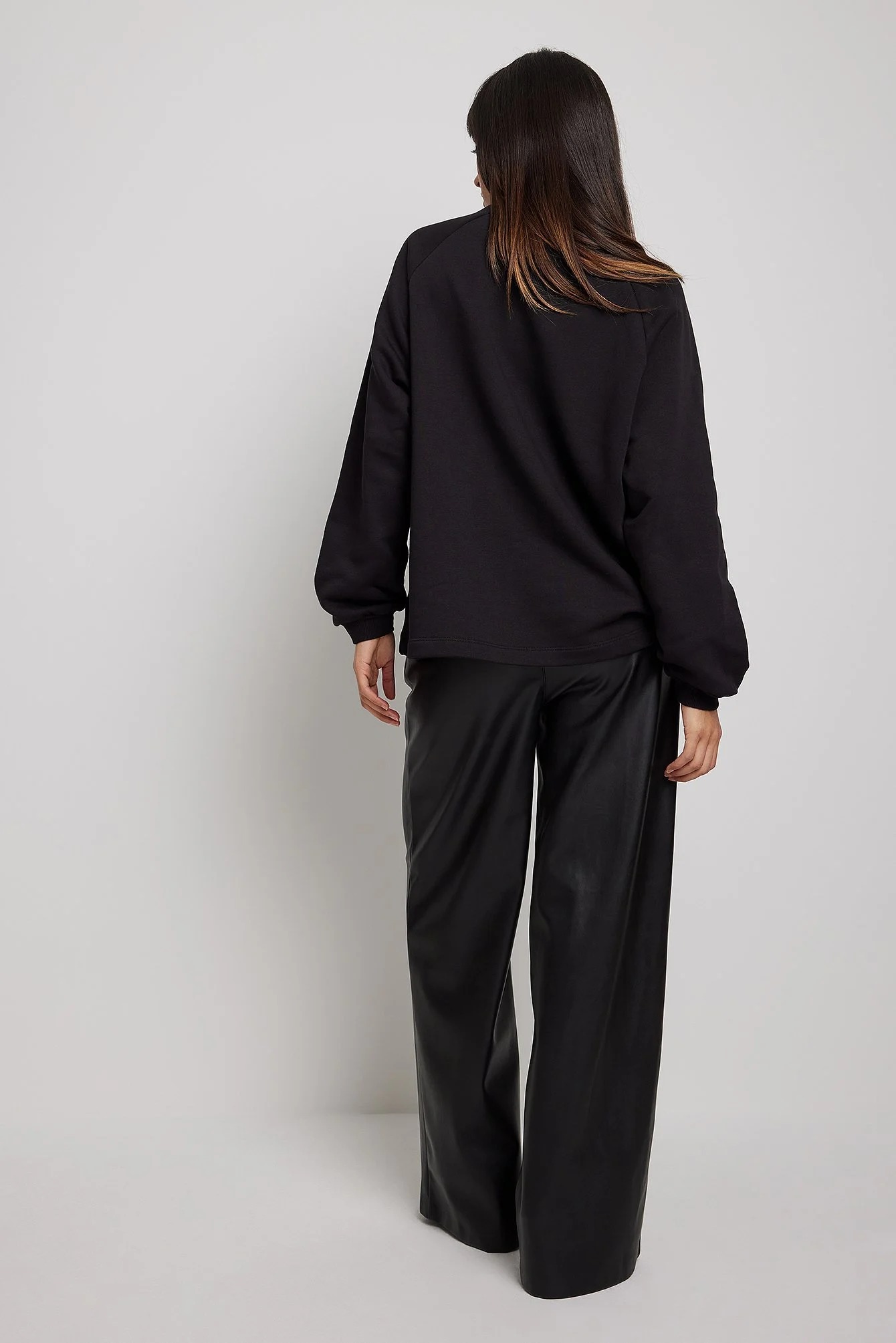 Langer Basic-Pullover