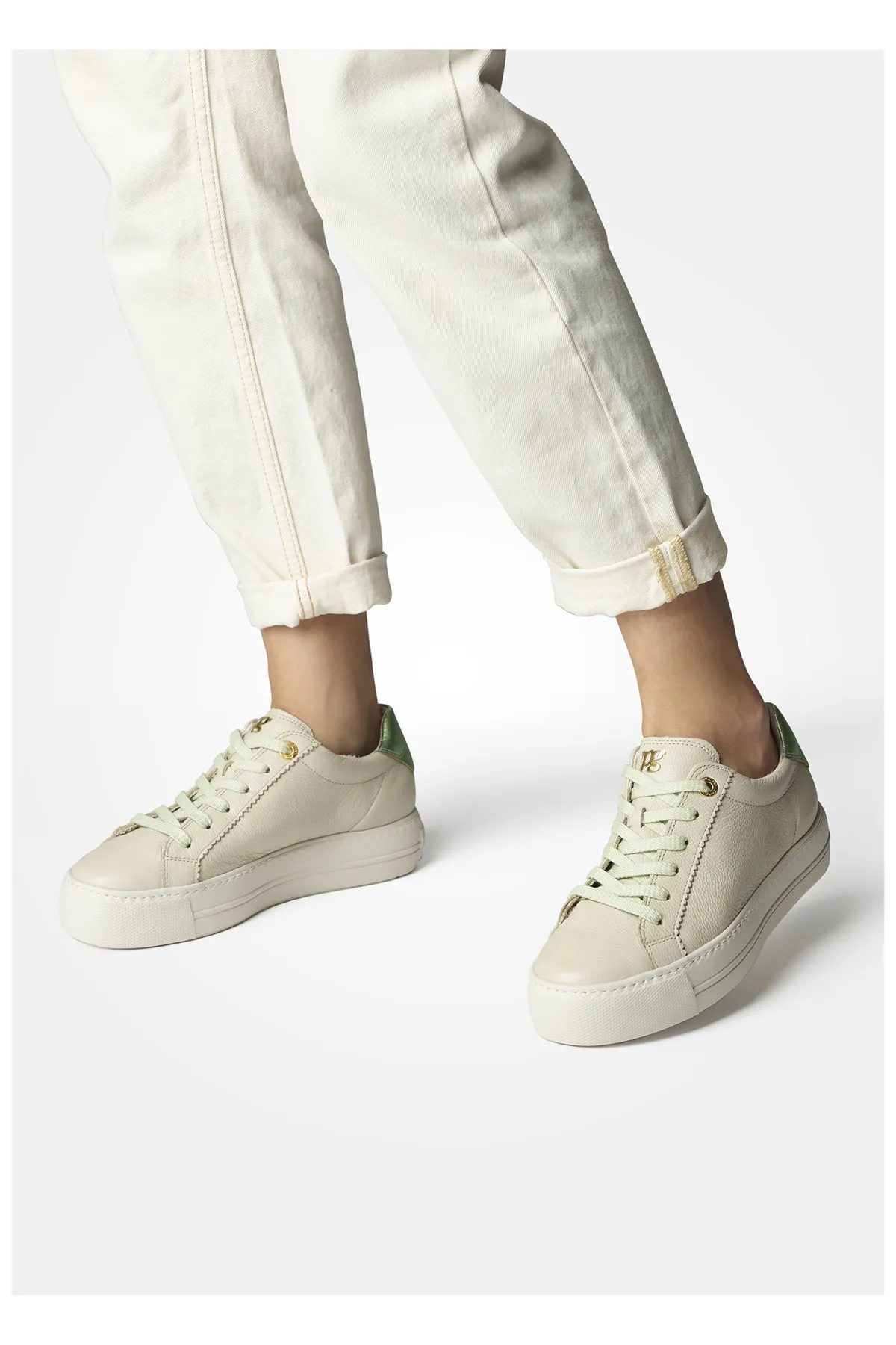 Paul Green  Sneaker - Beige - Flacher Absatz