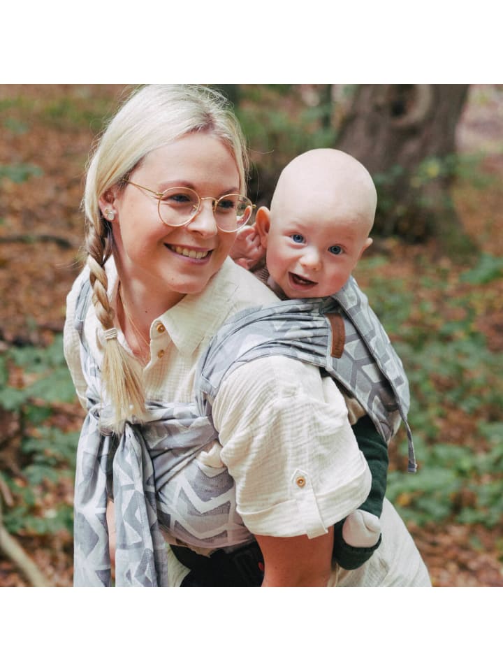 Hoppediz Babytrage Hop-Tye Advanced in Amsterdam stone günstig kaufen onesize