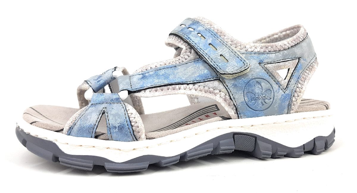 Rieker Scuba 68879-12 Blau 12 heaven/ silverflower