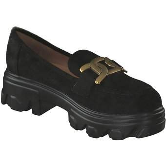 La Strada Chunky Loafer in schwarz