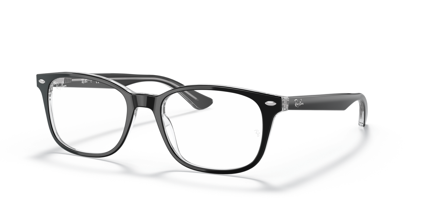 RB5375 OPTICS - Negru lucios pe transparent