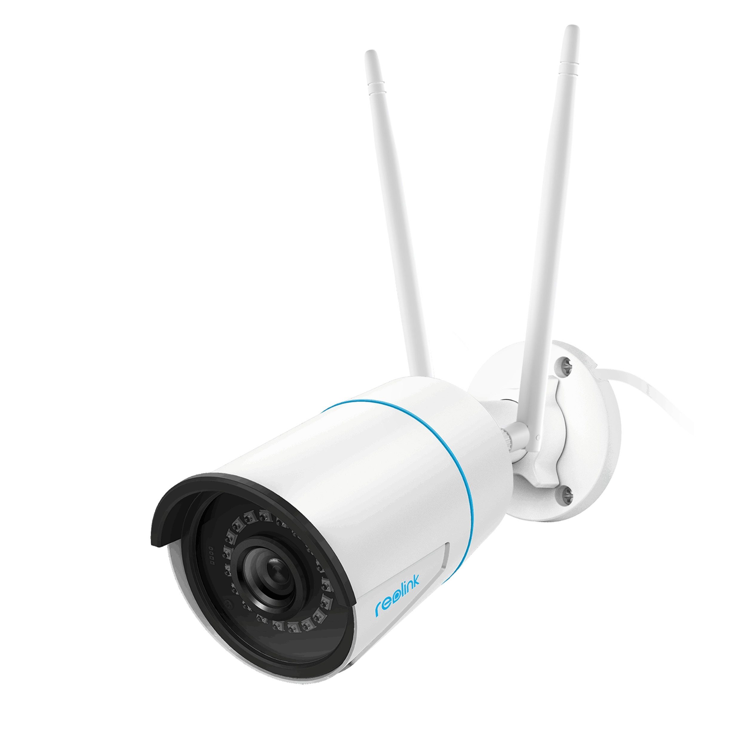 Reolink RLC-510WA 5 MP IP Dualband-WLAN Überwachungskamera (Außenbereich, Innenbereich, Personen- und Autoerkennung, Dualband-WLAN, 5 Megapixel Super HD Auflösung, Wettergeschützt nach IP66, Funktioniert mit Google Assistent, inkl. 64 GB microSD-Kart