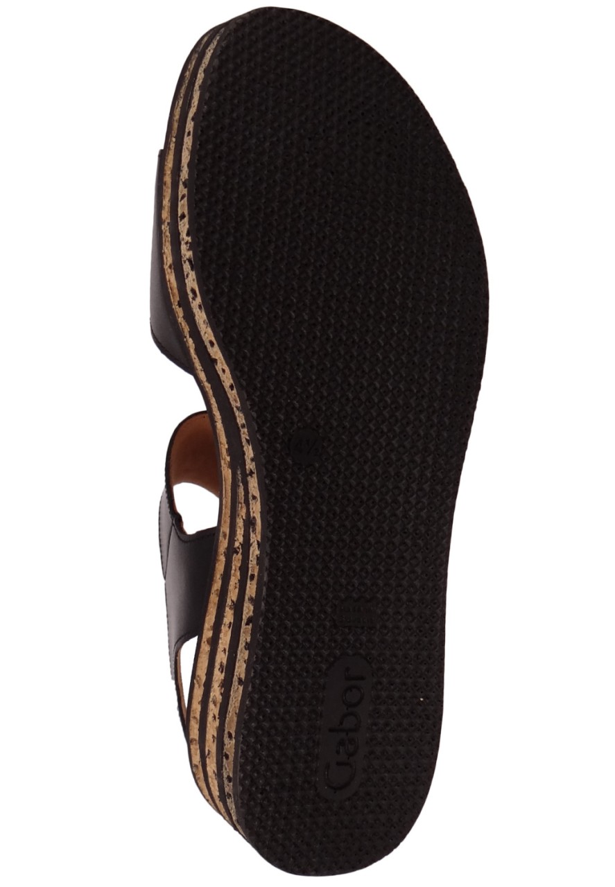 GABOR Klassische Sandalen schwarz Fashion 24