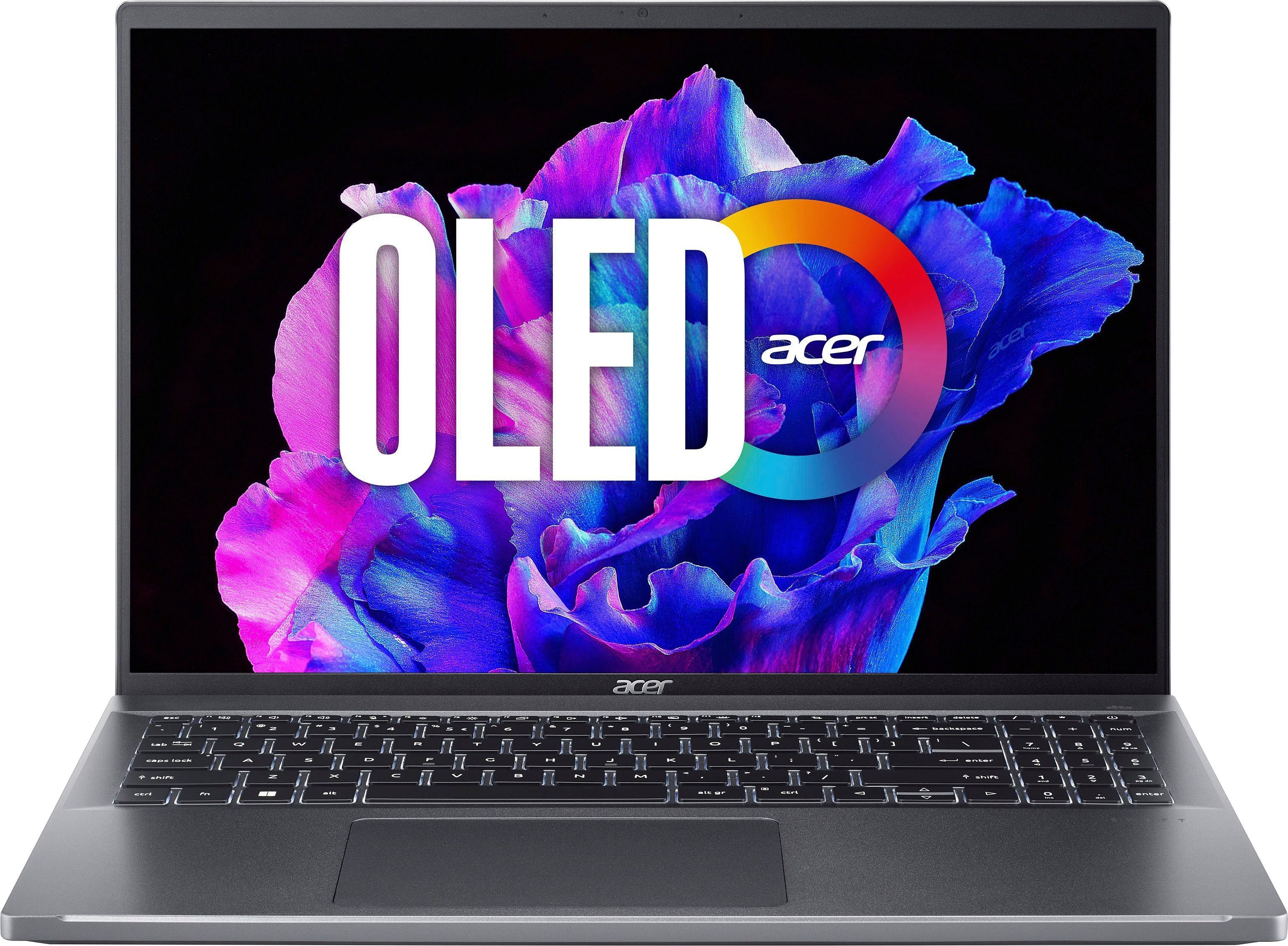 Acer Swift Go SFG16-71-584X Notebook (40,64 cm/16 Zoll, Intel Core i5 1335U, Iris Xe Graphics, 512 GB SSD)