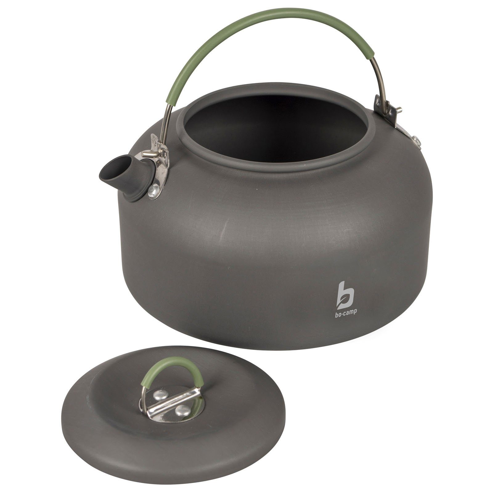 Bo-Camp Teekanne Alu Kessel 1,4 L Camping Wasserkocher Teekessel, Wasserkessel Kochkesssel