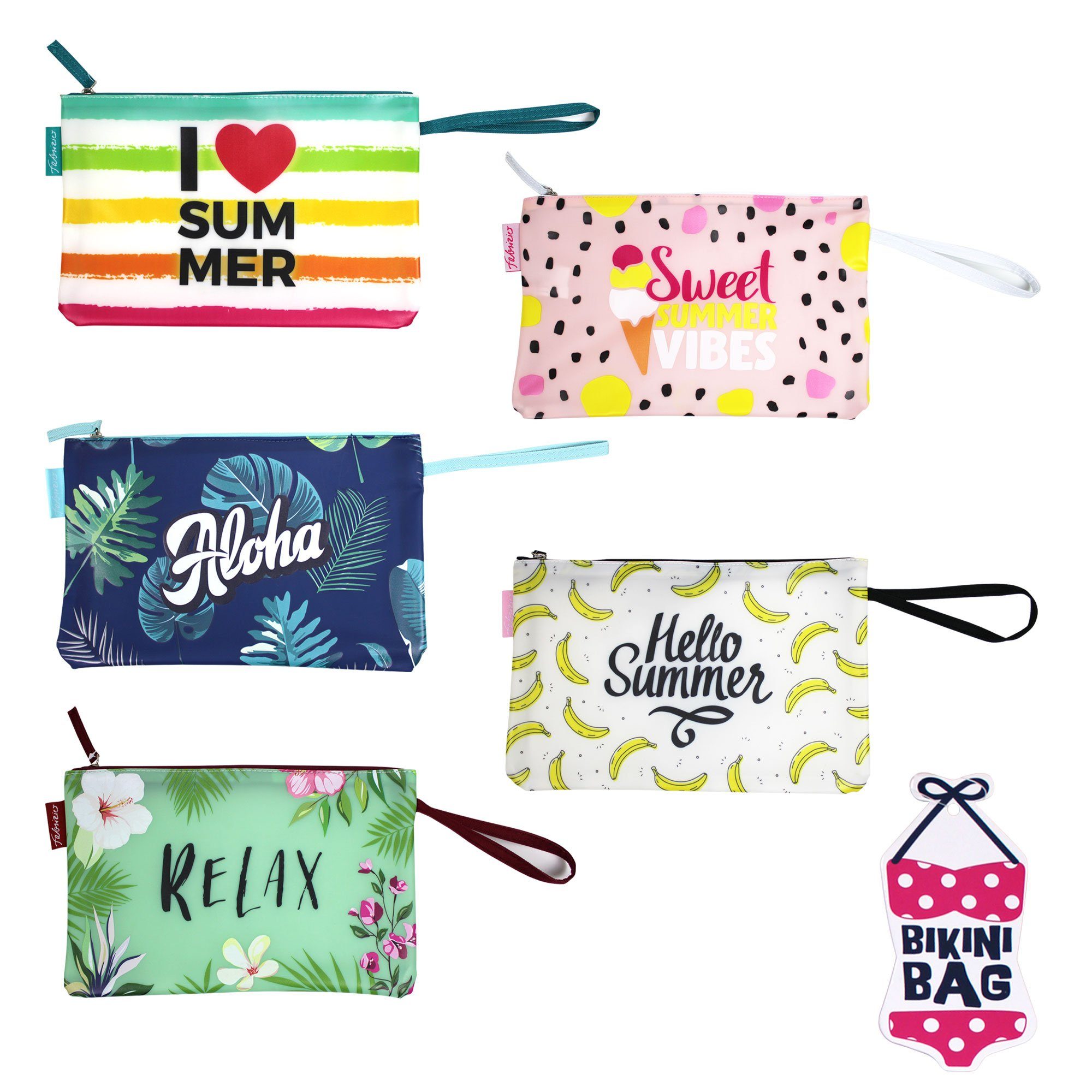Haus und Deko Badeanzug Bikini Wetbag wasserdichte Badetasche Nasstasche für Urlaub Strand (1-St)