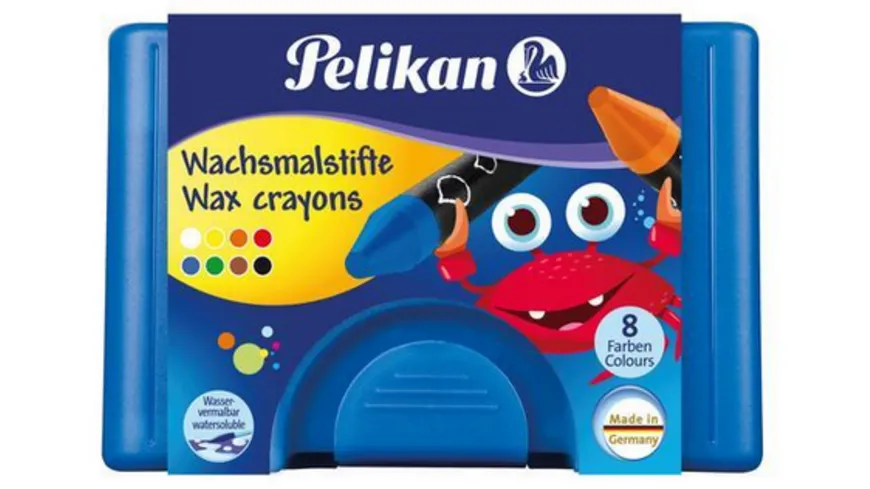 Pelikan Wachsmalstifte rund 8er-Box