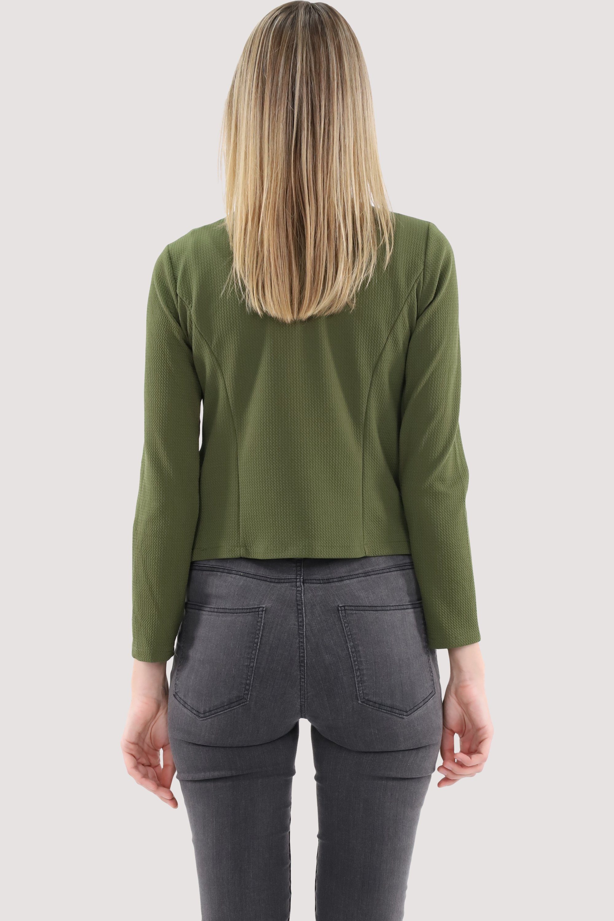 malito more than fashion Jackenblazer 6040 Sweatblazer im Basic-Look