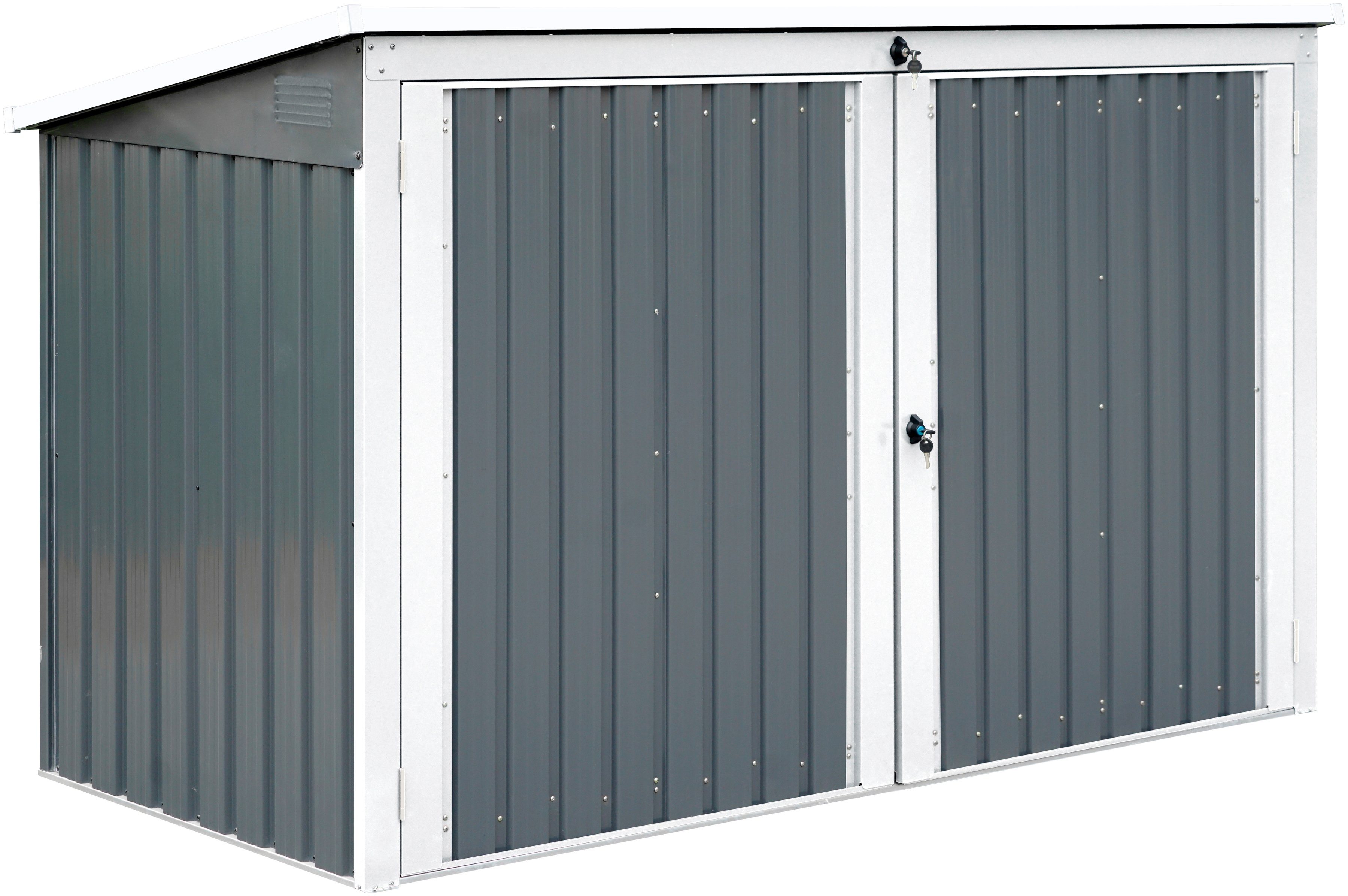 KONIFERA Mülltonnenbox Tobi 3, für 3x240 l, BxTxH: 233x101x134 cm