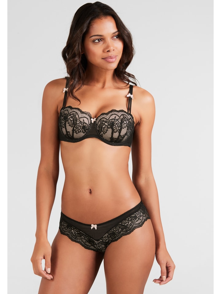 s.Oliver Set: Schalen-BH in schwarz-caramel günstig kaufen