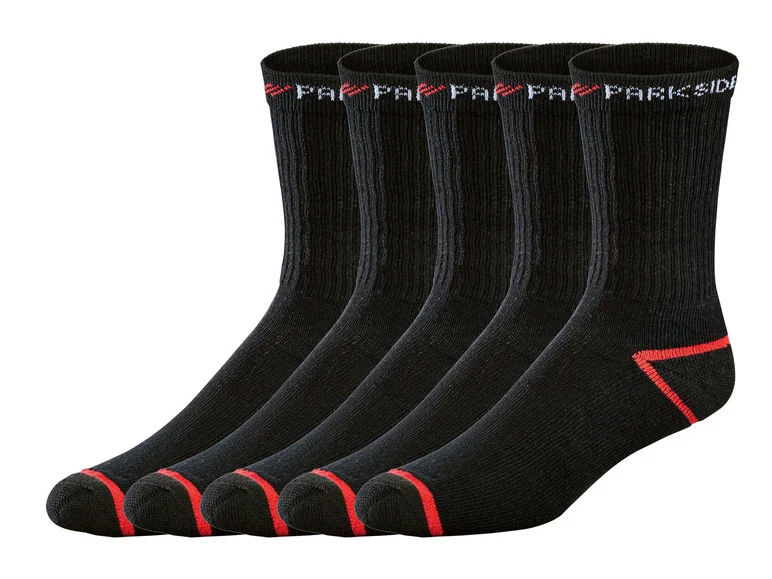Conjunto de 5 pares de sapatos masculinos PARKSIDE®