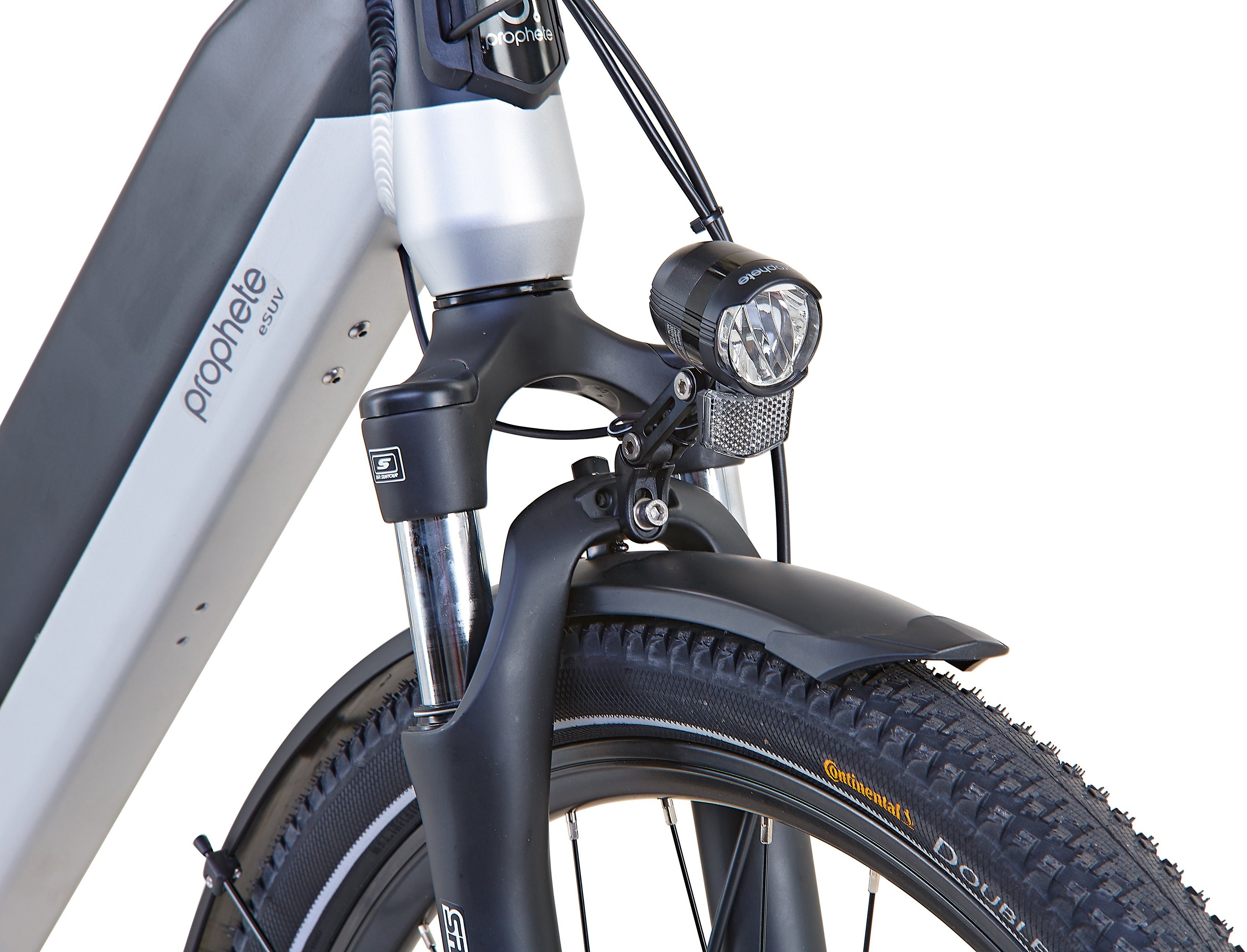 Prophete E-Bike eSUV 22.ETS.15, 10 Gang Shimano Deore Xt Schaltwerk, Kettenschaltung, Mittelmotor, 576 Wh Akku