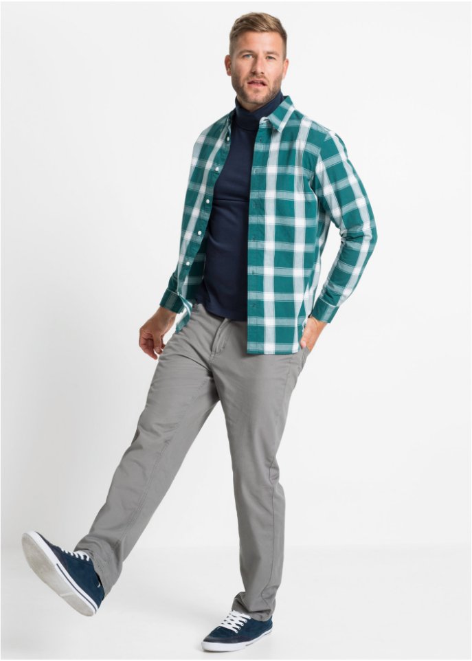 Langarmshirt mit Rollkragen