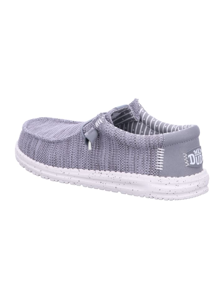 Hey Dude Herren Halbschuhe Wally in Grau günstig kaufen