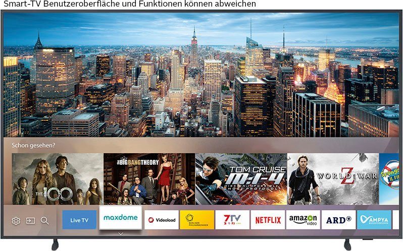 Samsung GQ65LS03BGU LED-Fernseher (163 cm/65 Zoll, Google TV, Smart-TV, Mattes Display,Austauschbare Rahmen,Art Mode)
