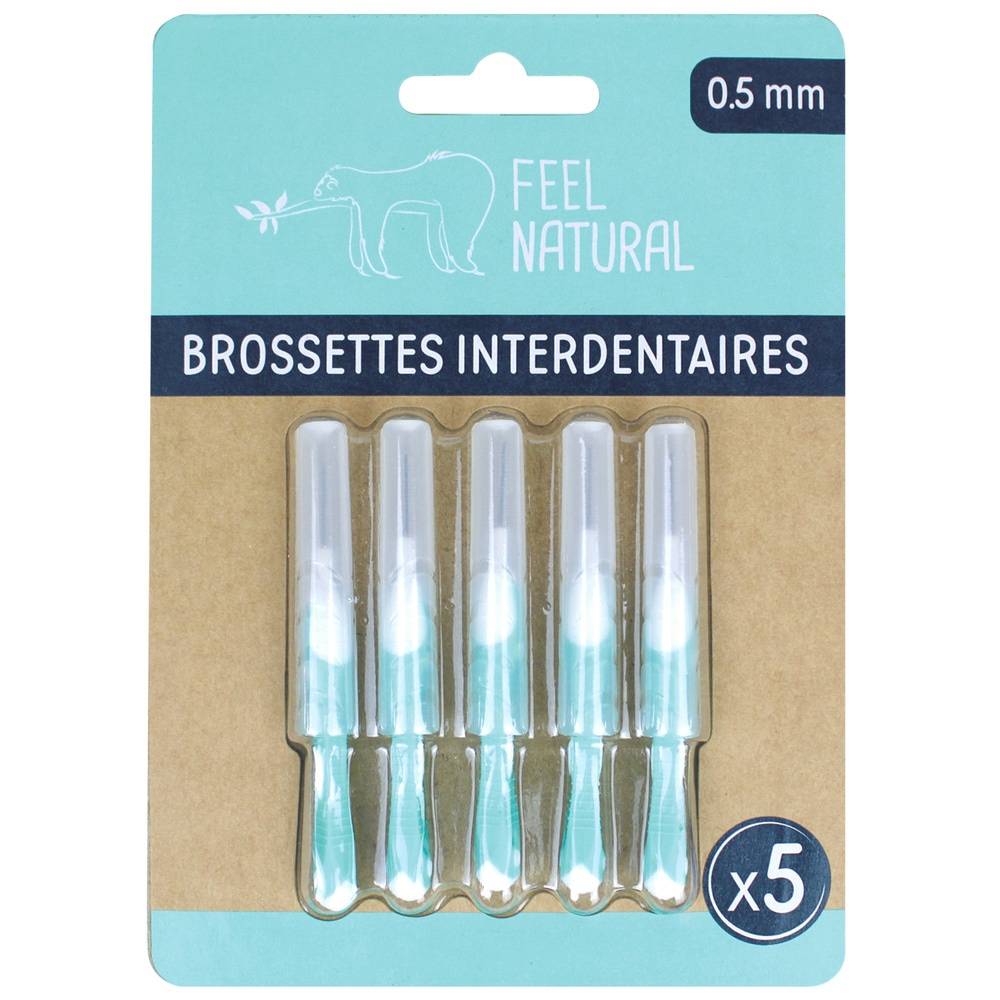 feel natural Lot de 5 brossettes interdentaires Accessoire Bucco-dentaire