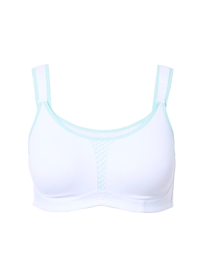 Ulla Popken Sport BH in schneeweiß günstig kaufen