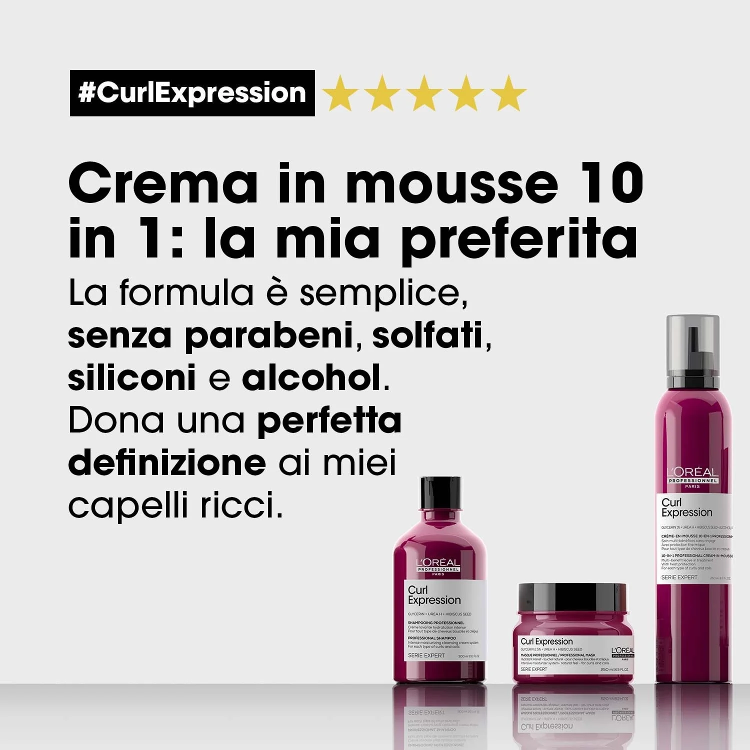 EXPERT SERIJA Nova kremasta pjena za izražavanje kovrča - Pjena za kovrče
