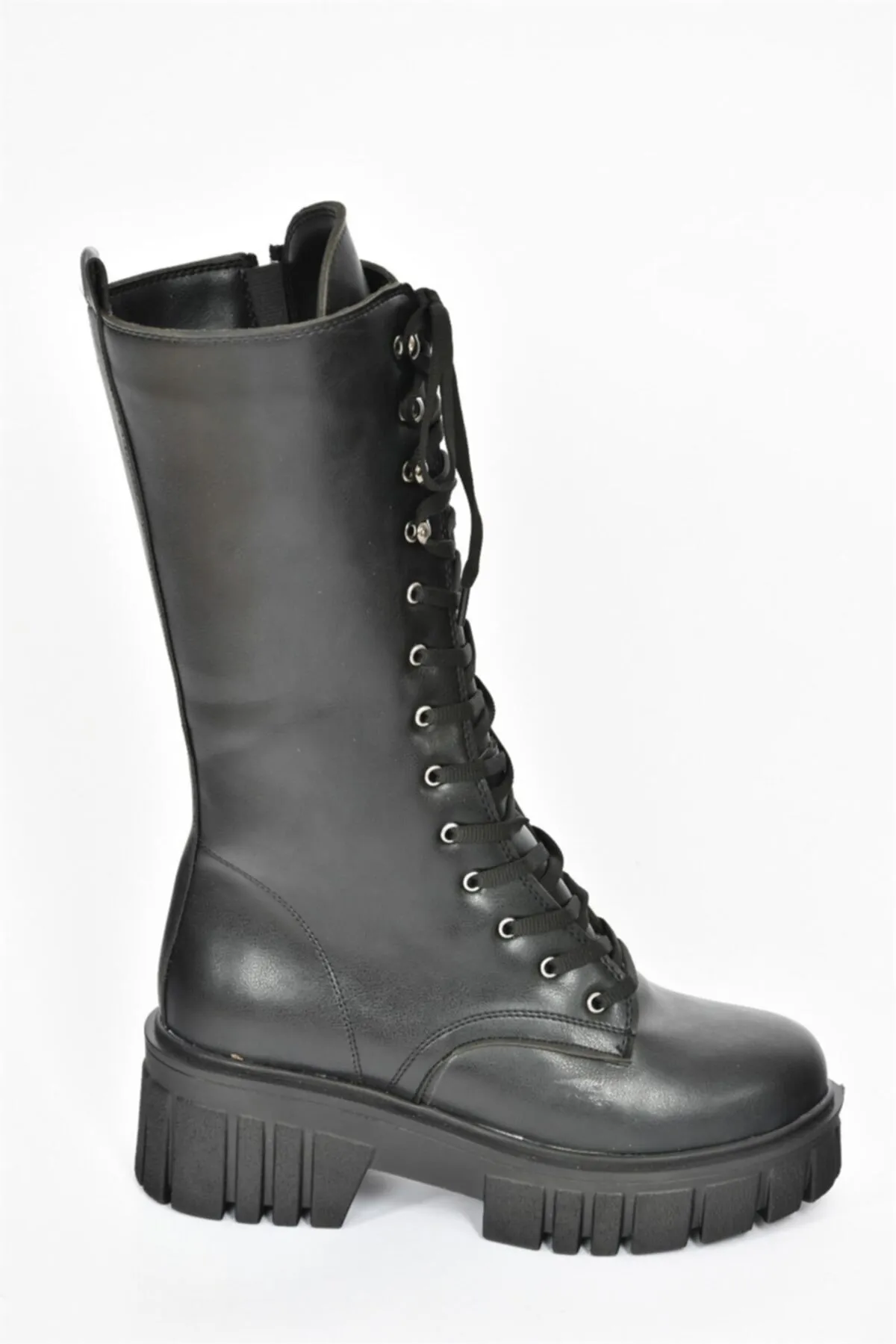 Fox Shoes  Damenstiefel aus schwarzem Leder L996081009