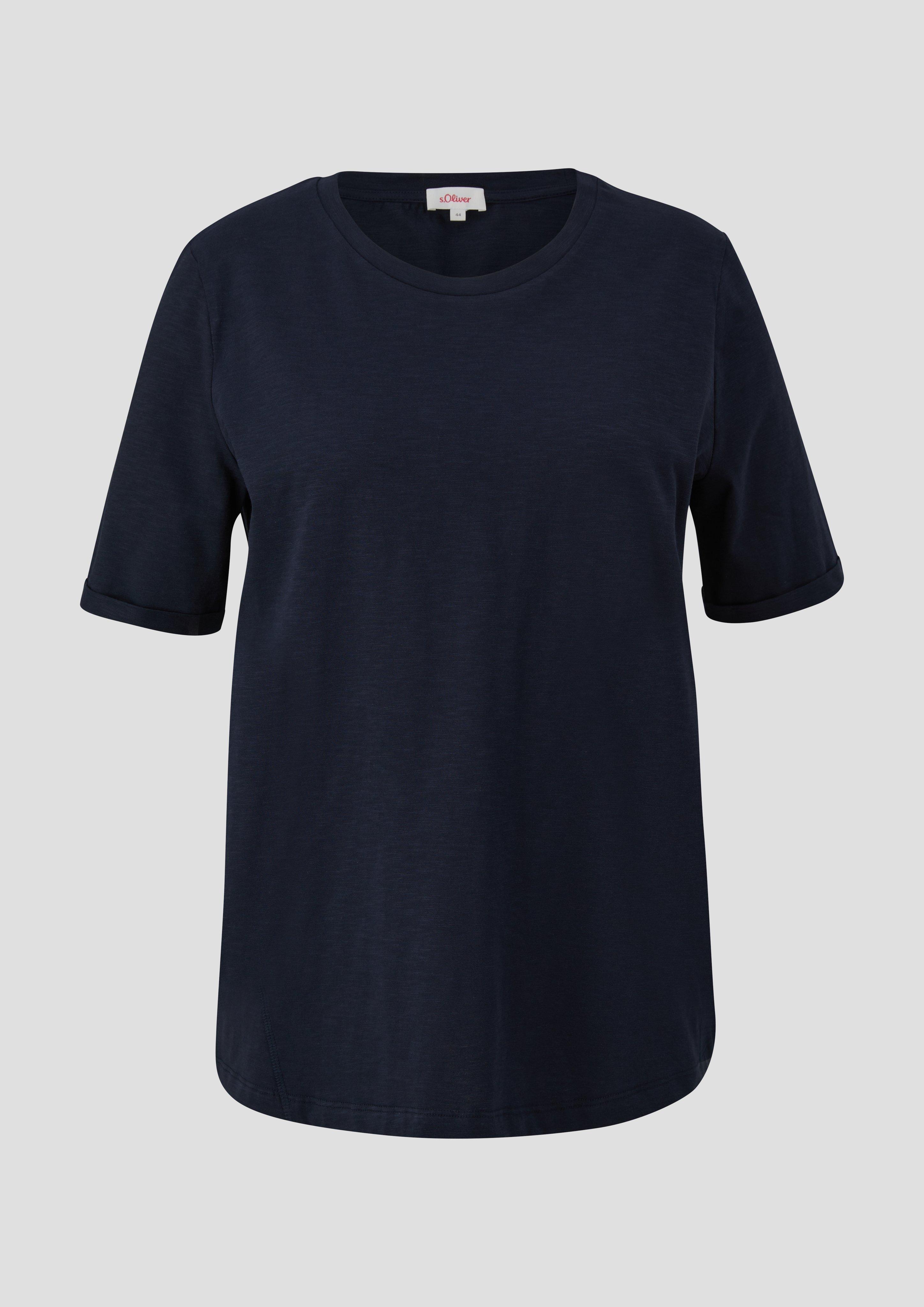 T-Shirt mit Umschlag am Ärmel  2151512-5959