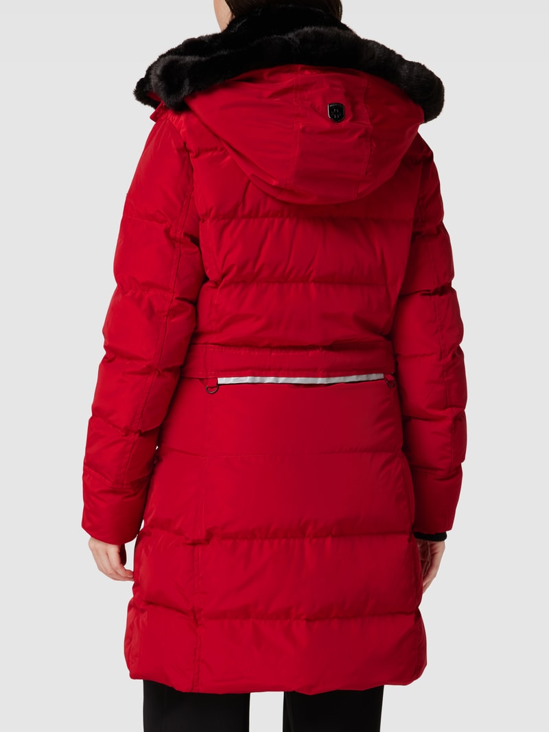 Funktionsjacke mit Label-Details Modell 'Kitzbühel' in dunkelrot