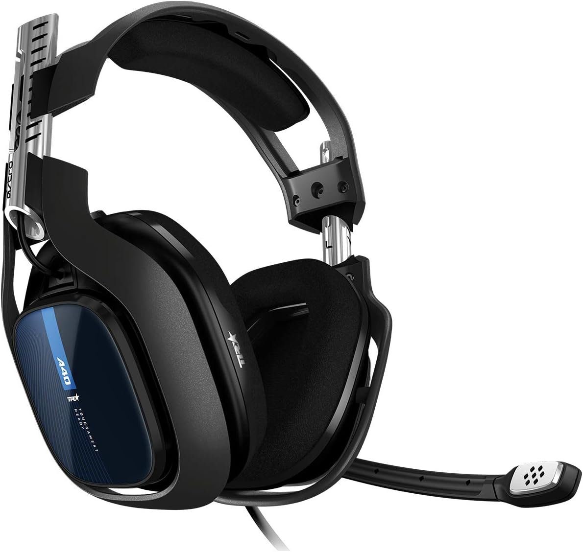 ASTRO A40 TR Dolby ATMOS für PS5, PS4, Switch, PC, Mac Gaming-Headset (Rauschunterdrückung, Lautstärkeregelung Mikrofon, Biegsames Mikrofon, Abnehmbares Mikrofon, kabelgebunden, 3m Kabel)