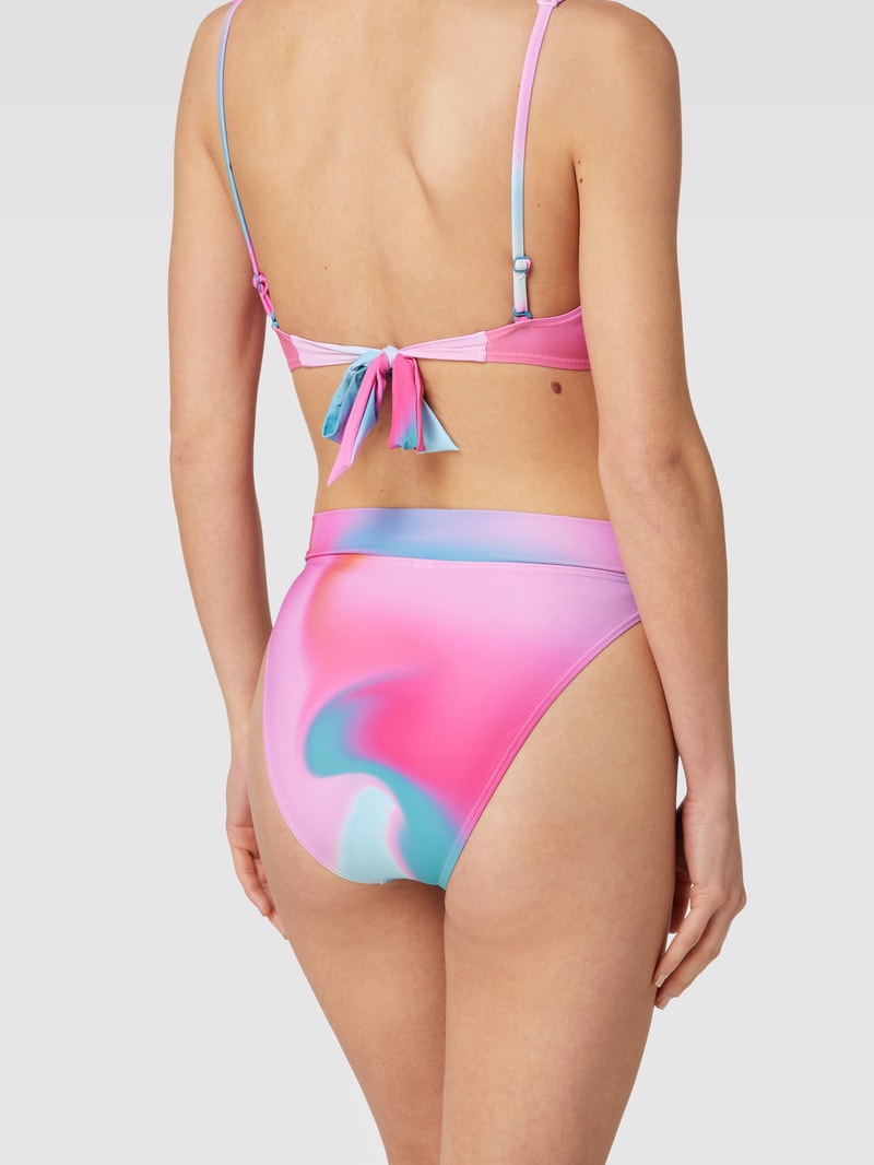 Bikini-Slip mit Farbverlauf in pink