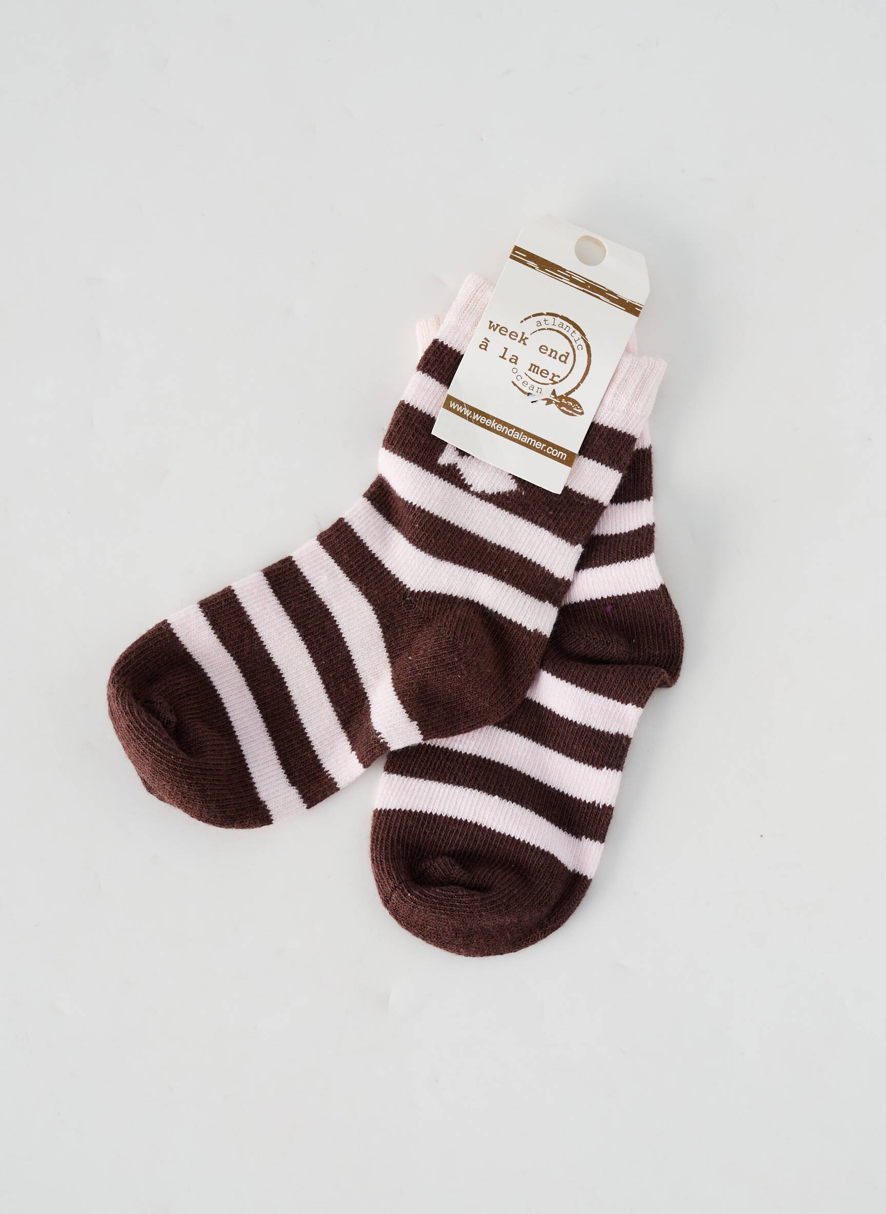 Week End A La Mer Chaussette Fille couleur rose