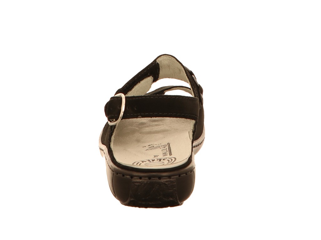 WALDLÄUFER Komfort Sandalen schwarz